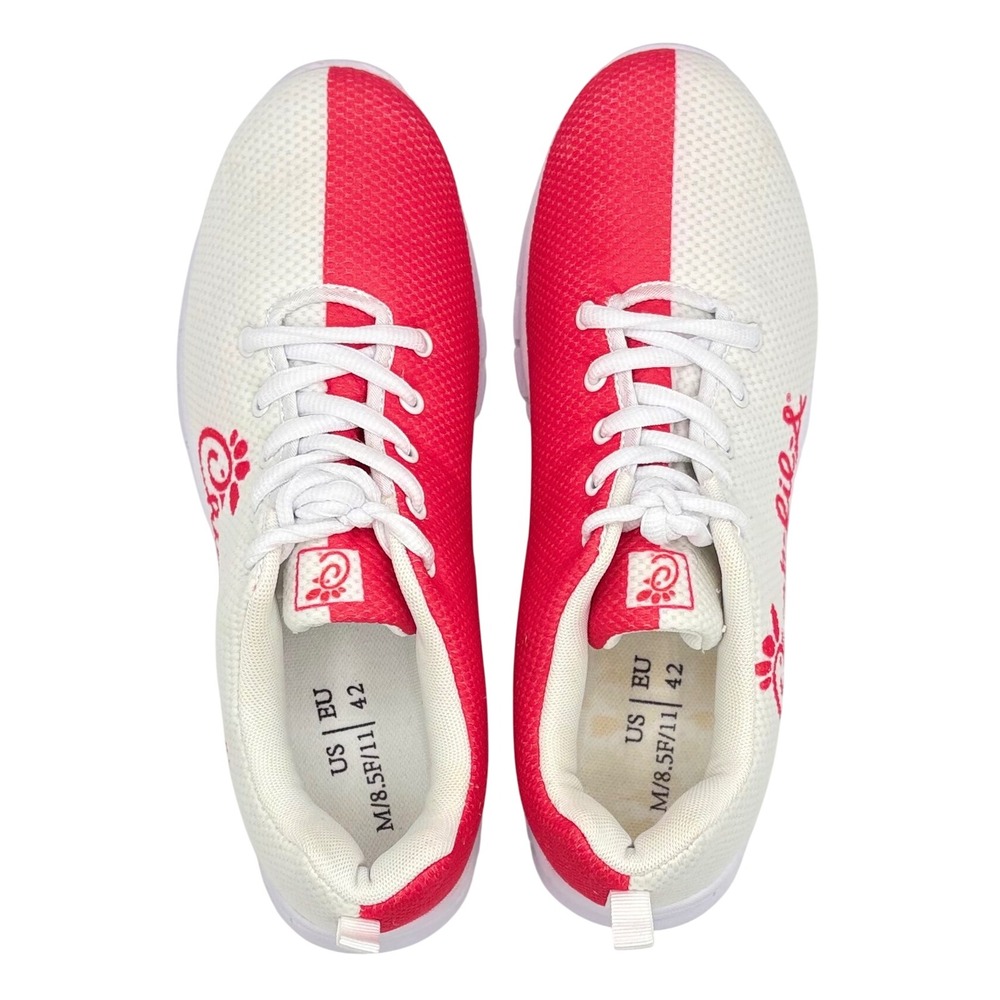 Chick fil A Red White Mesh Athletic Sneakers Shoes Men Size 8.5 US 42 EU - Picture 5 of 8